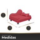 Ver imagem 6 de Mini Sofá Cama Divã Pet Cães e Gatos Orgânico Confortável e Reforçado Suede