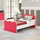 Ver imagem 1 de Mini Cama Infantil com Proteção Lateral Rosa