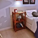 Ver imagem 4 de Estante Multiuso Madeira Maciça 3 Prateleiras Padrão Moderno