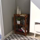 Ver imagem 1 de Estante Multiuso Madeira Maciça 3 Prateleiras Padrão Moderno