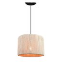 Ver imagem 2 de Luminária Paris de Teto em Corda Sisal Natural Palha Rústico:preto