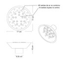 Ver imagem 6 de Difusor de Cachos Universal para Cabelos Dompel pra Ti