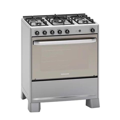 Fogão de Piso Fgisl510prix Select 5 Bocas Suggar Prata Bivolt