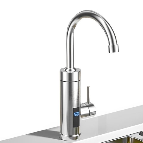 Torneira Gourmet Cozinha Bancada Elétrica 220V Inox Misturador Monocomando