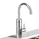 Ver imagem 1 de Torneira Gourmet Cozinha Bancada Elétrica 220v Inox Misturador Monocomando