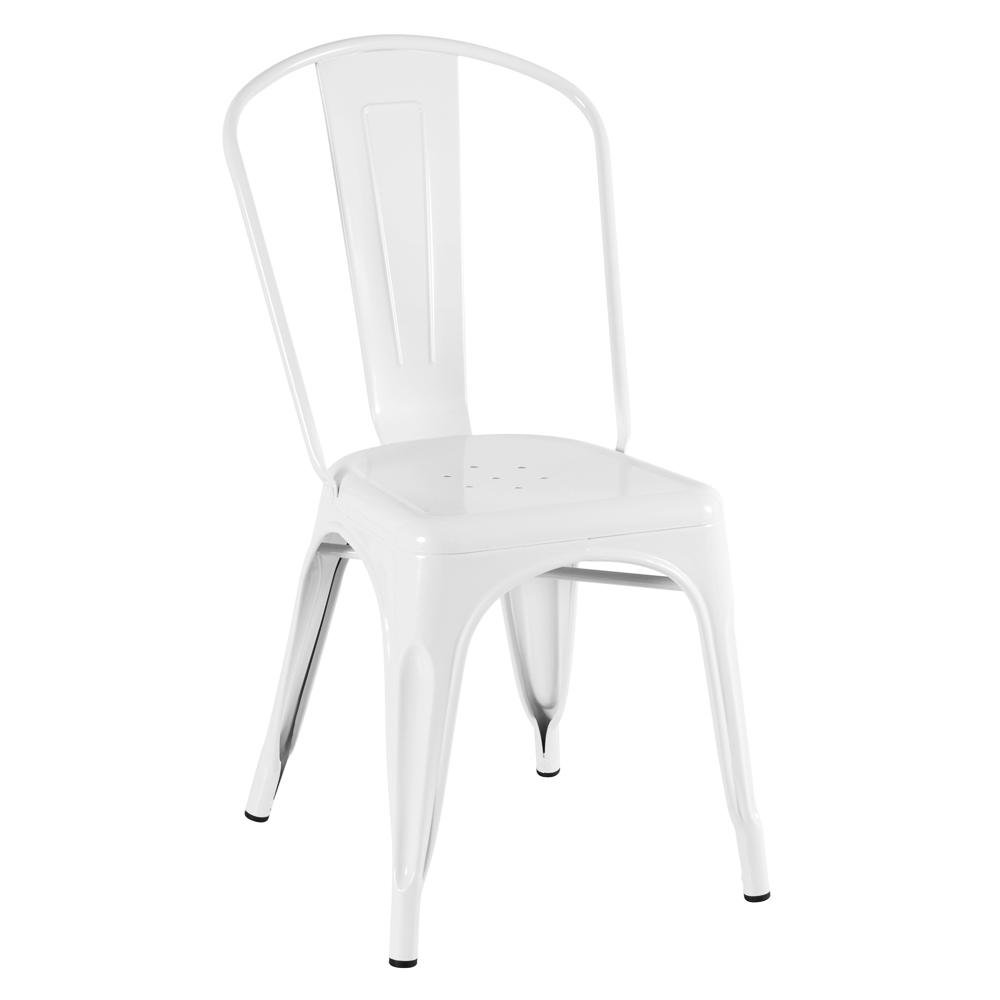 Kit 4 Cadeiras Iron Tolix - Branco - 2