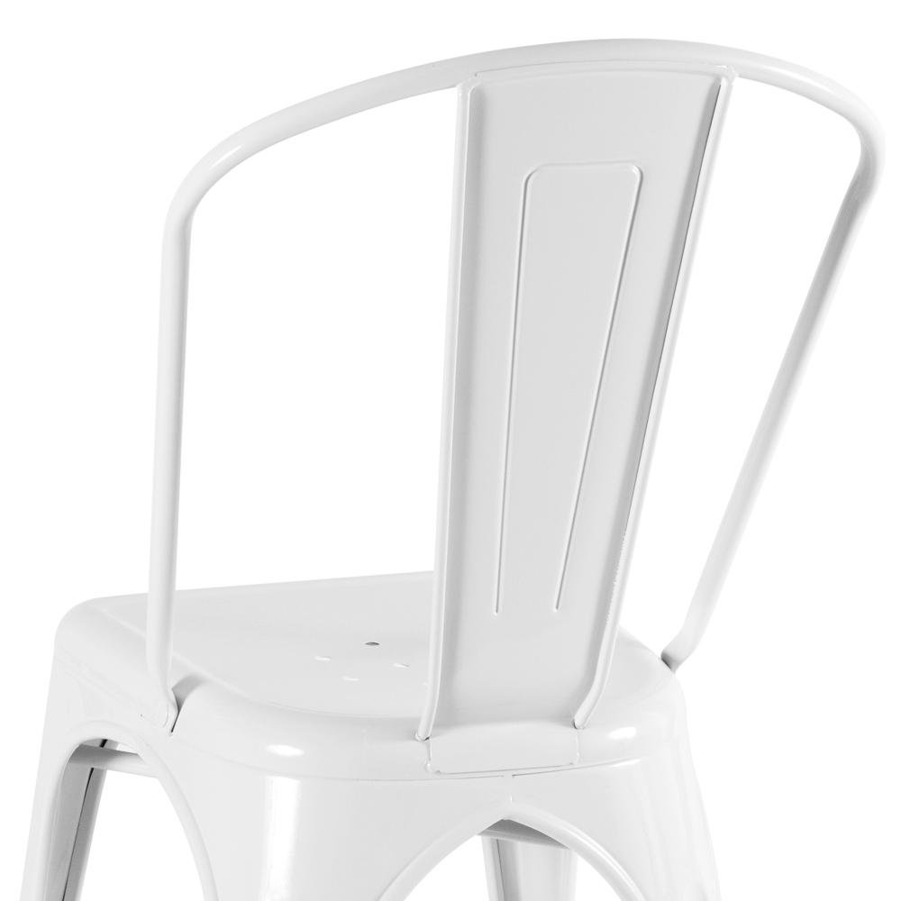 Kit 4 Cadeiras Iron Tolix - Branco - 5