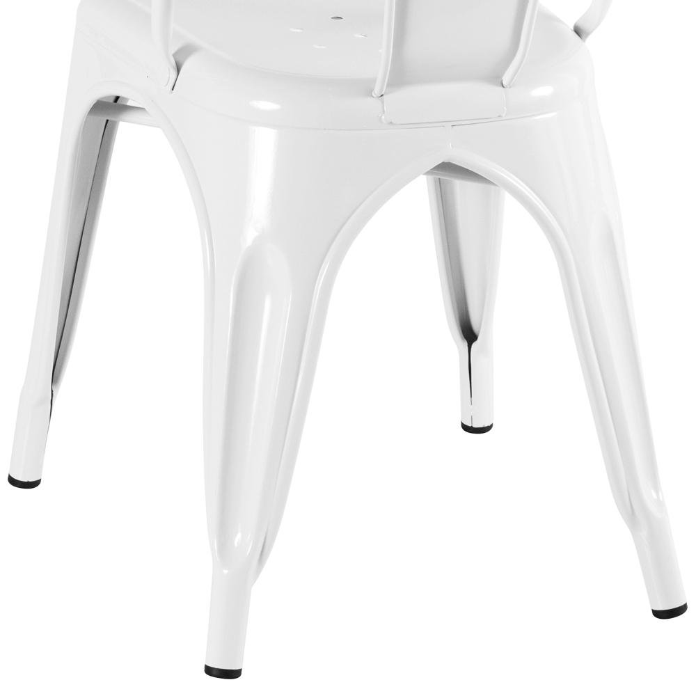 Kit 4 Cadeiras Iron Tolix - Branco - 6