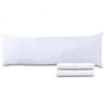 Kit 2 Fronhas De Travesseiro De Corpo Percal 180 Fios 130x40cm - BF Colchões - 1
