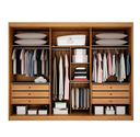 Ver imagem 4 de Guarda Roupa Diamante Gold 6 Pts Cinamomo/off - Leifer