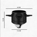 Ver imagem 6 de Filtro Café Inox Portátil Compacto Reutilizável Sustentável