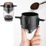 Filtro Café Inox Portátil Compacto Reutilizável Sustentável - 2