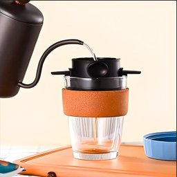 Filtro Café Inox Portátil Compacto Reutilizável Sustentável - 8