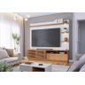 Estante Home Campeche 2,00m para Tv Freijo/off White Matte - Colibri - 4