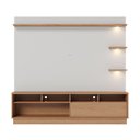 Ver imagem 3 de Estante Home Campeche 2,00m para Tv Freijo/off White Matte - Colibri