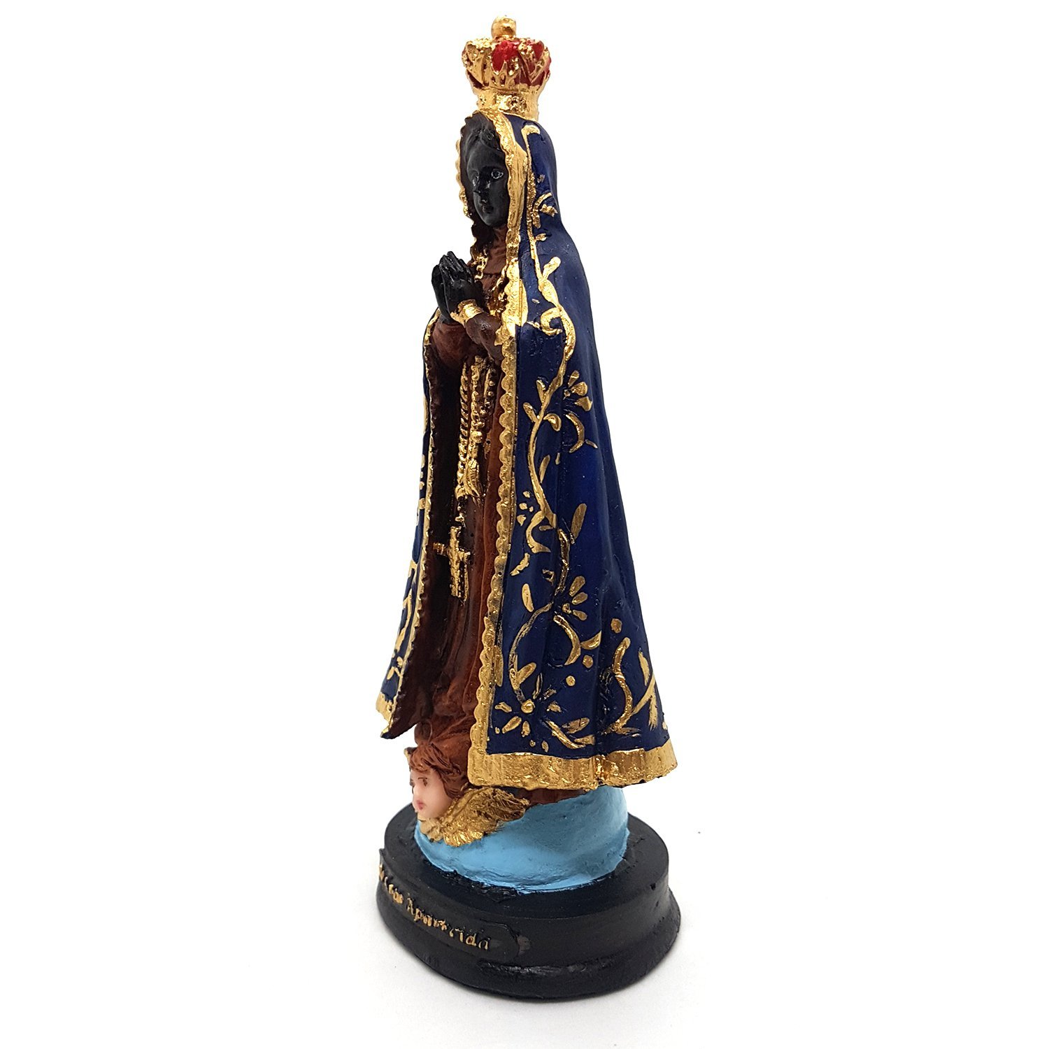 Imagem N. Sra. Aparecida Virgem Santa Mãe de Jesus 15 cm - 2