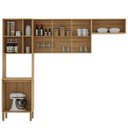 Ver imagem 3 de Cozinha Compacta Vert Plus 6 Portas 100% Mdf Freijó/soft/preto - Kits Paraná