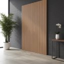 Ver imagem 1 de Painel Decorativo Ripado para Sala MDF 134x250cm Móvel na Caixa