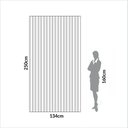 Ver imagem 2 de Painel Decorativo Ripado para Sala MDF 134x250cm Móvel na Caixa