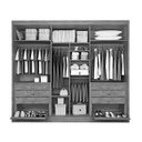 Ver imagem 2 de Guarda-roupa Casal 6 Portas New Athos D'doro Móveis - Castanho/off Ddoro