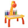 Mesinha Didática com Projetor Girafa Amarela 12 Canetinha - 6