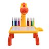 Mesinha Didática com Projetor Girafa Amarela 12 Canetinha - 3