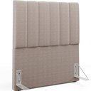 Ver imagem 1 de Cabeceira Cama Box Solteiro 100 cm Dália W01 Bouclê Bege - Lyam Decor