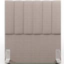 Ver imagem 3 de Cabeceira Cama Box Solteiro 100 cm Dália W01 Bouclê Bege - Lyam Decor