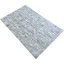 Ver imagem 2 de Tapete de couro branco 1,00x1,50 sem borda peça 5x5cm