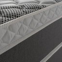 Ver imagem 4 de Conjunto Cama Box c/ Molas Ensacadas Sheffield Cinza Casal 138x188x65