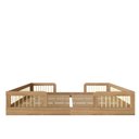 Ver imagem 4 de Cama Infantil Montessoriana Solteiro Duna Zoe Marrom/Carvalho Mel