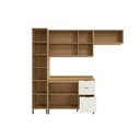 Ver imagem 4 de Cozinha Modulada Kappesberg Lótus (1 Paneleiro + 2 Aéreos + 1 Balcão + 1 Complemento) 5 Peças