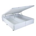 Ver imagem 1 de Cama Box Baú King Size Br Mega Tecido Branco - 178x198