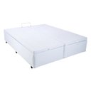 Ver imagem 2 de Cama Box Baú King Size Br Mega Tecido Branco - 178x198