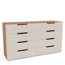 Ver imagem 2 de Cômoda para Quarto 8 Gavetas 150cm X 84cm Madri