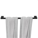 Ver imagem 3 de Kit Acessórios para Banheiro 5 Peças Preto F.master