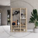 Ver mais imagens de Closet aberto Para Organizar Estilo Rústica On Design Arara de roupas pinus multiuso