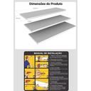 Ver imagem 6 de Prateleira em Mdf Branco para Carrinhos Hot Wheels Kit Prateleira Quarto Masculino 60 X 20