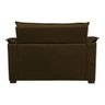 Sofá Namoradeira Dandara 2 Lug Decorativa Para Sala Suede:Marrom Escuro - 4