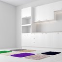 Ver imagem 5 de Kit Jogo 8 Tapetes 60 X 40 Cm Peludo Banheiro Porta