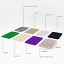 Ver imagem 6 de Kit Jogo 8 Tapetes 60 X 40 Cm Peludo Banheiro Porta