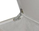 Ver imagem 5 de Recamier Baú Decorativo Roma 1,30m Premium Sofá para Cama Casal Estilo Estofado Cor Bege