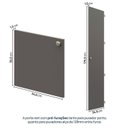 Ver imagem 6 de Guarda-Roupa 2 Módulos 4 Portas 3 Prateleiras Frame CabeCasa MadeiraOriginals