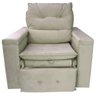 Poltrona do Papai Retrátil Reclinável em Veludo Bege Conforto Harmônica Móveis - 3