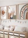 Ver imagem 1 de Kit 3 Quadros Decorativos Infantil Arco Iris No4