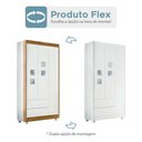 Ver imagem 3 de Roupeiro Life 3 Portas 2 Gavetas Tigus Baby