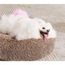 Cama Donut Cachorro Gato Pet 60cm Nuvem Animal de Estimaçao Casinha Caminha Rosquinha Pelucia - 7