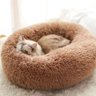 Cama Donut Cachorro Gato Pet 60cm Nuvem Animal de Estimaçao Casinha Caminha Rosquinha Pelucia - 5