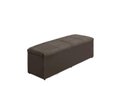 Ver imagem 1 de Calçadeira Baú Raissa 193 cm Suede Marrom Claro