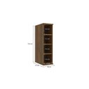 Ver imagem 2 de Nicho Aéreo Garrafeiro 4 Nichos Celeste Kappesberg 100% Mdf Nogueira 20cm